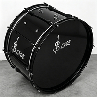 Tambour basse de marche de 22 pouces avec support pour tambour de parade de fanfare scolaire