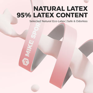 MIKE SPORTS Bande de résistance d'entraînement super extrême en latex écologique hautement élastique pour l'exercice, le yoga, l'étirement et l'entraînement - Product Image 3