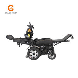 Silla de Ruedas Eléctrica para Personas Mayores y con Discapacidad, Asiento Reclinable Cómodo, Silla de Ruedas Eléctrica con Función de Bipedestación - Product Image 4