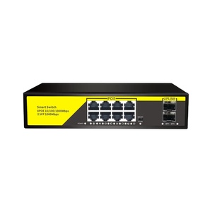 PoE chuyển đổi CCTV 8 cổng 10/100M PoE chuyển đổi với 2 <span class=keywords><strong>uplink</strong></span> 1000M 8 cổng sợi <span class=keywords><strong>Gigabit</strong></span> PoE chuyển đổi - Product Image 3