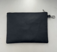 Sac de golf en cuir véritable Boshiho avec fermeture éclair, grande capacité, rangement pour balles de golf, accessoires, pochette pour objets de valeur