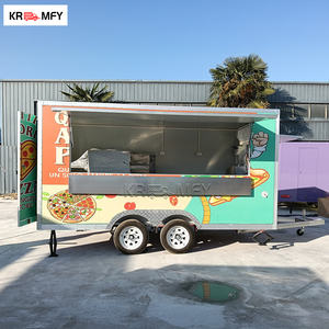 Food truck entièrement équipé, four à pizza, friteuse, certifié DOT CE VIN, cuisine mobile pour concession de hot-dogs. - Product Image 6