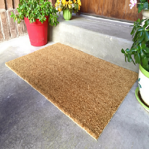 Alfombras/Tapetes de Pelo Corto Hechos a Mano NICKY PET FRIENDLY para Uso en Autos y Hogares, Tapete de Fibra de Coco para Jardín - Product Image 1