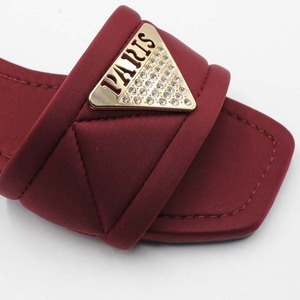 Sandalias Planas de Verano para Mujer con Decoración Metálica, Chanclas de Playa, <span class=keywords><strong>Zapatos</strong></span> Casuales para Dama, Venta al Por Mayor del Fabricante - Product Image 5