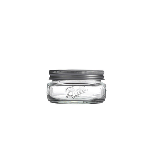 Wide Mouth Glass Mason Jar/glass Jar With Metal Lid Glass Storage Jar