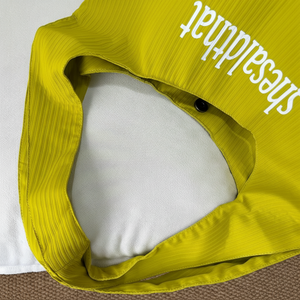 Sac à bandoulière en nylon avec logo imprimé, rayures verticales, froissé, fermeture magnétique, 17 pouces, pour femmes - Product Image 1