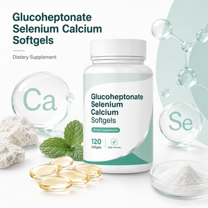 Capsules molles personnalisables de vitamine C de qualité alimentaire, calcium, AKG et mélange probiotique pour une densité osseuse améliorée - Product Image 5