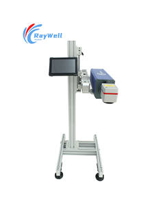 Mesin Penanda Laser CO2 30W/40W/60W untuk Botol Kaca/PET dengan Mesin Pengisian, Penandaan Kode QR & Tanggal 110V/220V - Product Image 1