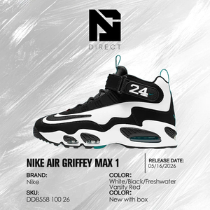 Zapatillas de Baloncesto Air Griffey Max 1 'Freshwater' 2026 con Logotipo en Relieve, con Cordones, para Caminar, Estilo Casual, Nike - Product Image 6