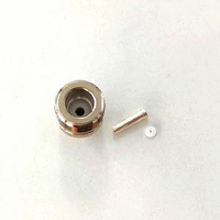 Connecteur coaxial RF femelle de type N, câble coaxial RG402 .141'', 50 ohms, 1 broche, pour équipement de test et de mesure