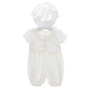 Conjunto Formal de 2 Piezas para Bautizo de Bebé Recién Nacido, Ropa para Niño - Product Image 1