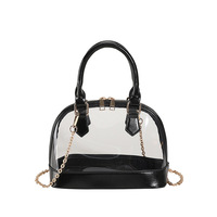Vente en gros Gameday Stadium Approuvé Sac à main transparent avec logo personnalisé Sac à bandoulière transparent en PVC
