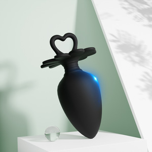 مقاوم للماء للاستمناء الذاتي وتحفيز البروستاتا سيليكون سدادة الشرج مدلك - Product Image 5