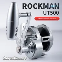 Plaque de fer d'usinage en métal chaud Rockman UT500 bateau en haute mer glisser roue de pêche capacité de 30kg pour filer avec de faux appâts