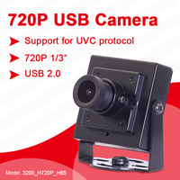 3200 HD USB Machine Vision Mini Módulos de cámara 720P H65 2,8mm 75 grados Plug & Play para reconocimiento facial Android