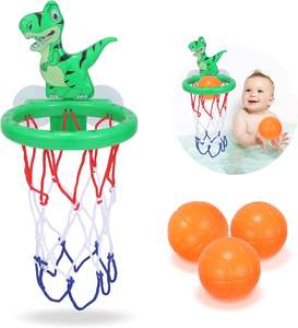 Huiye <span class=keywords><strong>bañera</strong></span> juego de disparos y divertido aro de baloncesto FORMA DE Animal fuerte succión baloncesto interior jugando juguetes de baño para niños pequeños - Product Image 2