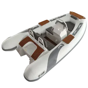 Large Size 330cm Inflatable Rubber Boat For Rescue With Engine High Quality Luxury RIB For Leisure Outboard Motor