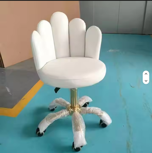 Metal Beauty Salon Furniture with Massage Feature Fabric Technician <b>Stool</b> Chair for Hair Salon - Product Image 4