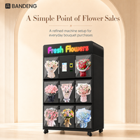 Distributeur automatique de fleurs BANDENG 6510XH 10T avec contrôle de verrouillage électromagnétique pour la planification de projets de vente de bouquets