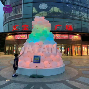 Giant Illuminated <b>LED</b> Christmas Tree <b>Light</b> Waterproof Holiday Decoration for Park Plaza Garden Mall for Sale - Product Image 2