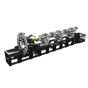 Mold King mainan bola gulir anak-anak, mainan lari marmer perakitan Model roda besar ember bermotor untuk 26011 - Product Image 1