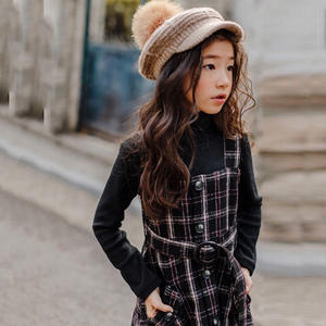 Nouveaux produits : Robe à bretelles rayée pour filles, modèle scolaire, achat direct de Chine - Product Image 3