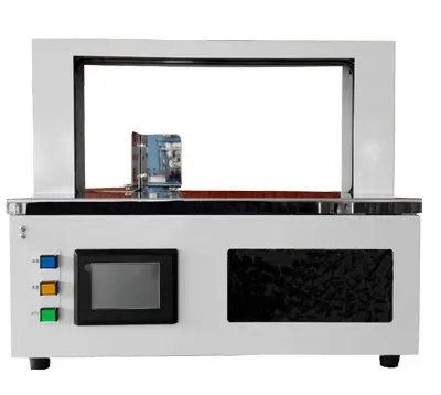 En iyi fiyat masa 30mm geniş esnek banka için paketleme makinesi ısı sızdırmazlık çemberleme para makinesi