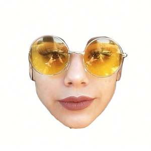 Gafas de Sol Redondas de Metal para Niños, Color Rosa Amarillo, Lentes Coloridas, Protección UV400, Moda 2021, Venta al Por Mayor - Product Image 2