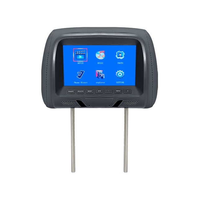 7-Inch MP5 Car Seat Headrest Display Screen Touch Screen Universal Multi-Function Entertainment System Player for Car