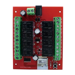 Ev akıllı sistem 8 CH çok kanallı WiFi akıllı anahtar modülü alıcı 433MHz Tuya APP akıllı yaşam Alexa ev yardımcısı röle 24V