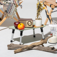 Mobi Garden JJ Mobilier d'extérieur Table de camping portable Design moderne Table pliante en métal robuste Jambe en alliage d'aluminium pour l'extérieur