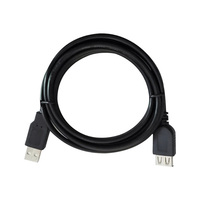 Kabel DFX USB 2.0 a Male to Female 1.5m, Kabel Ekstensi Kecepatan Tinggi Multi Warna Opsional untuk Rak Server