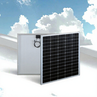 Panneau solaire monocristallin, module PV rigide, haute efficacité pour l'énergie domestique, l'éclairage public, la charge de batteries
