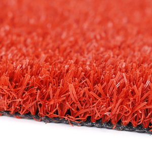 หญ้าเทียมสำหรับสนามเทนนิส LFL Red Grass Professional ทนไฟ ป้องกันสิ่งแวดล้อม ทนทาน กันน้ำ - Product Image 1