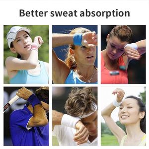 Sports Wristbands Black Anti-Sprain <b>Wrist</b> <b>Strap</b> Sweat-Wicking Stretchy Comfortable Sports Wristbands for Outdoor - Product Image 2