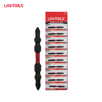 Embouts de tournevis magnétiques antidérapants Phillips LJ-13, 65 mm, 10 pièces, en bande détachable, pour perceuse à percussion DIY, vente en gros
