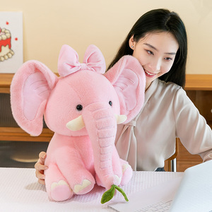 Peluche de Elefante Adorable Amy Rabbit, Súper Suave, Relleno de Algodón PP, Almohada Confortable de 31-50cm, Compañero de Sueño para Bebés, Regalo de Cumpleaños - Product Image 4