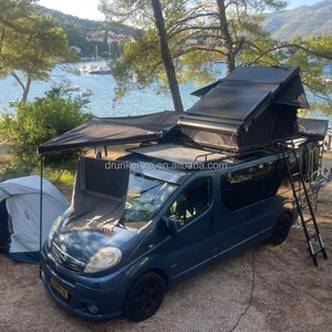 Tente de toit de camping DrunkenXp X-hinges Inside, largeur 1,32 m, haute, avec coins en aluminium pour voiture - Product Image 2