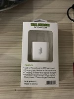 Adaptateur mural de charge rapide Mini QC3.0 PD20W en gros avec ports USB-C et Type-C pour appareils mobiles Prise UK US EU