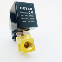 Válvula Solenoide de Alta Presión de Latón Hoyan PG-02 50 bar Normalmente Cerrada de 1/4in 1/8in de 2 Vías para Aire, Agua, Gas y Aceite