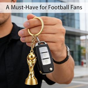 Regali per la Festa del Papà 2026: Portachiavi a Tema Calcio, Regali di Compleanno per Uomini Appassionati di Calcio, Regali per Papà - Product Image 5