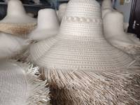 ND475 Corps de chapeaux en papier japonais glacé 20X, Corps de chapeaux de cowboy en paille de qualité supérieure Ogden 20X, Corps de chapeaux de cowboy en paille Shantung