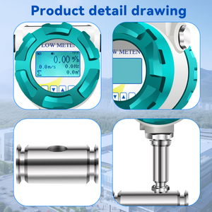 On Sale Liquid Gas <strong>Turbine</strong> Vortex Flow Meter RS485 Steam Vortex Flow Meter Air Flow Meter 4-20mA - Product Image 3