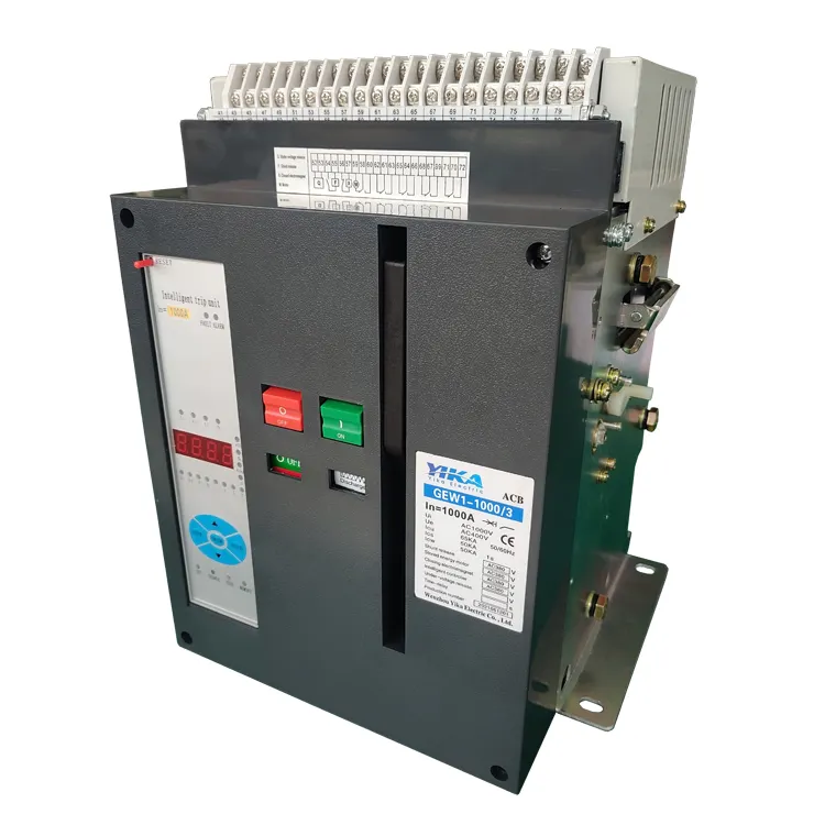 Interruttore automatico aria universale intelligente ACB 800amp 630amp 800 Amp 800A 630A acb, interruttore automatico aria 3P 4P per sistema fotovoltaico