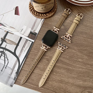 Correas de reloj de negocios suaves y suaves para <span class=keywords><strong>Apple</strong></span> PU correa de pulsera de repuesto 38 42mm correas de reloj de cuero para Galaxy <span class=keywords><strong>Watch</strong></span> 5 - Product Image 2