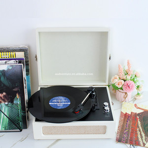 Виниловый проигрыватель из искусственной кожи - Product Image 3