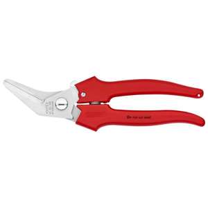 KNIPEX - 95 05 185 Ciseaux combinés Forme coudée 40 ° - EAN 4003773060277 CUTTING SNIPS - Product Image 1