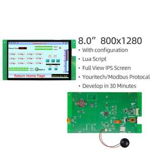8นิ้ว800x1280 UART TFT Display แสดงผลการใช้สคริปต์การกำหนดค่าจอแสดงผล TFT แบบอนุกรมพร้อมแบบ Capacitive Touch สำหรับทางการแพทย์ - Product Image 3