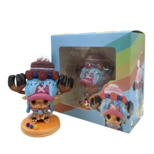 Figura de Acción de Postre Especial Navideño, 1 Pieza, PVC, Escala 1:18, <span class=keywords><strong>Tony</strong></span> <span class=keywords><strong>Tony</strong></span> <span class=keywords><strong>Chopper</strong></span>, Linda Figura de Pastel, con Vitrina, Regalo de Navidad - Product Image 1