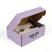 Boîtes d'expédition en carton ondulé personnalisées en gros, boîtes d'expédition personnalisées avec encre de soja pour chaussures et vêtements